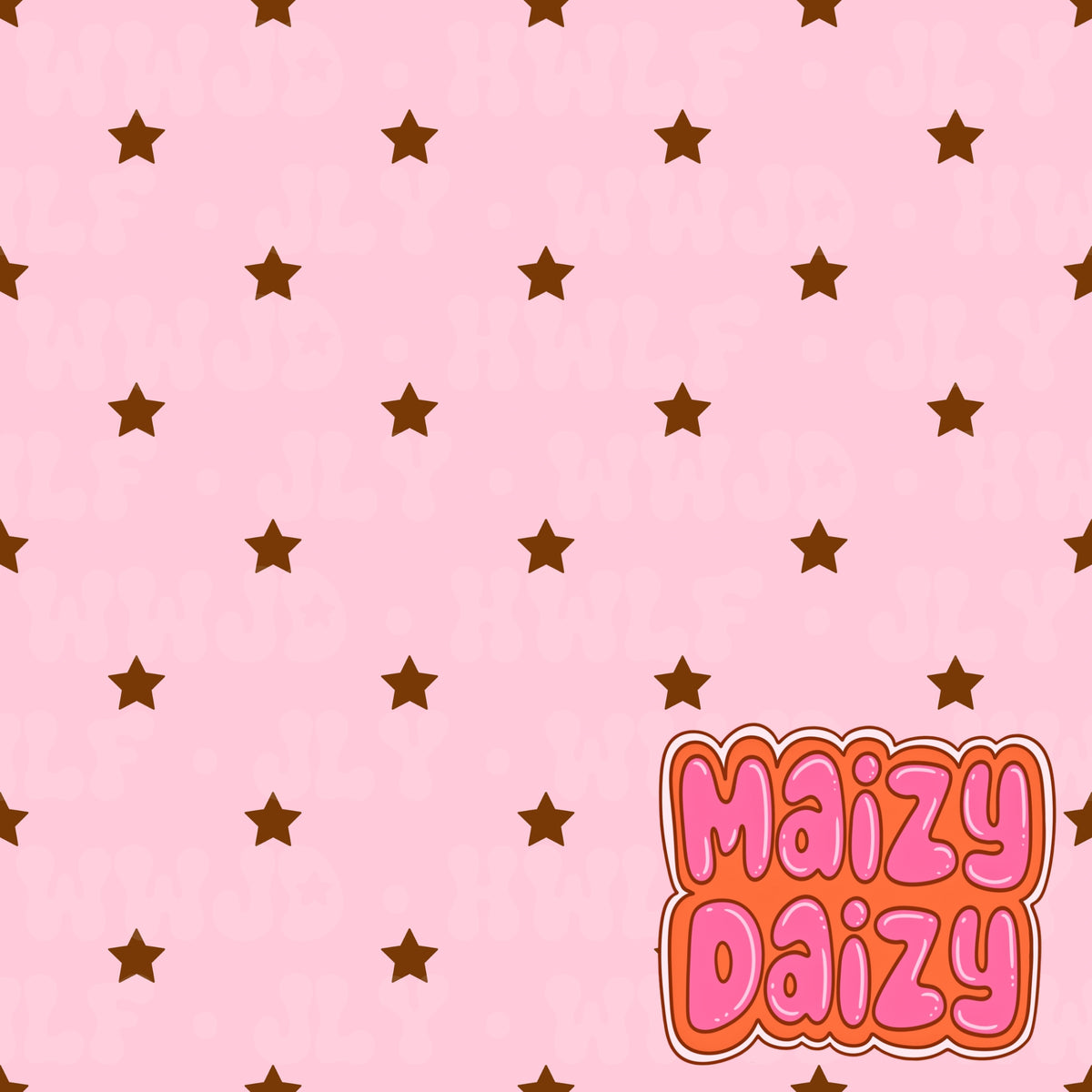 Pink/brown stars