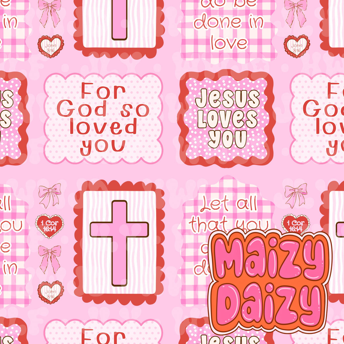 LIMITED light pink Valentine’s frames
