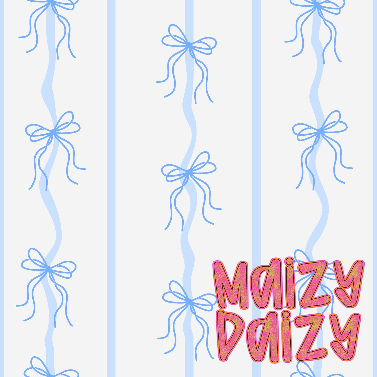 Blue bows