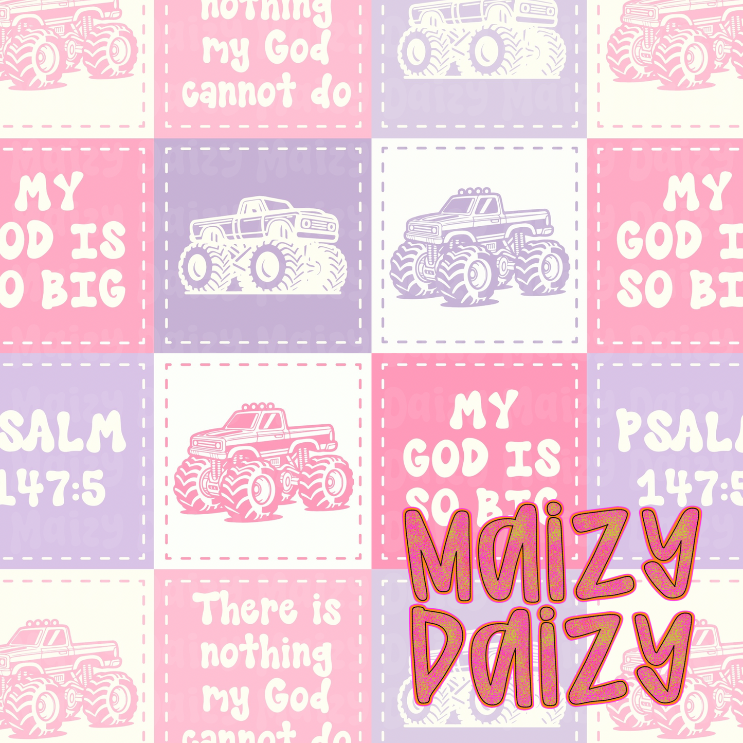 MD x CRD pink My God is so big
