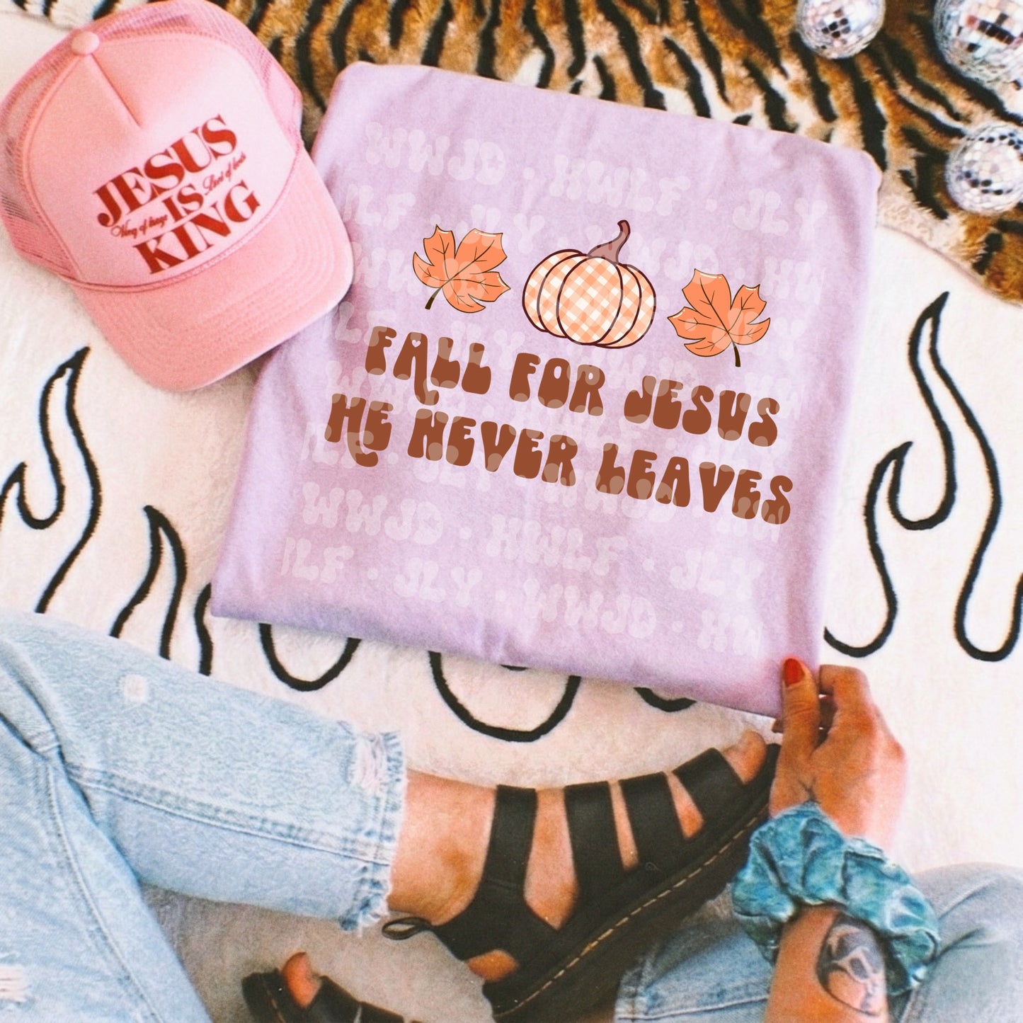 Fall for Jesus, He never leaves