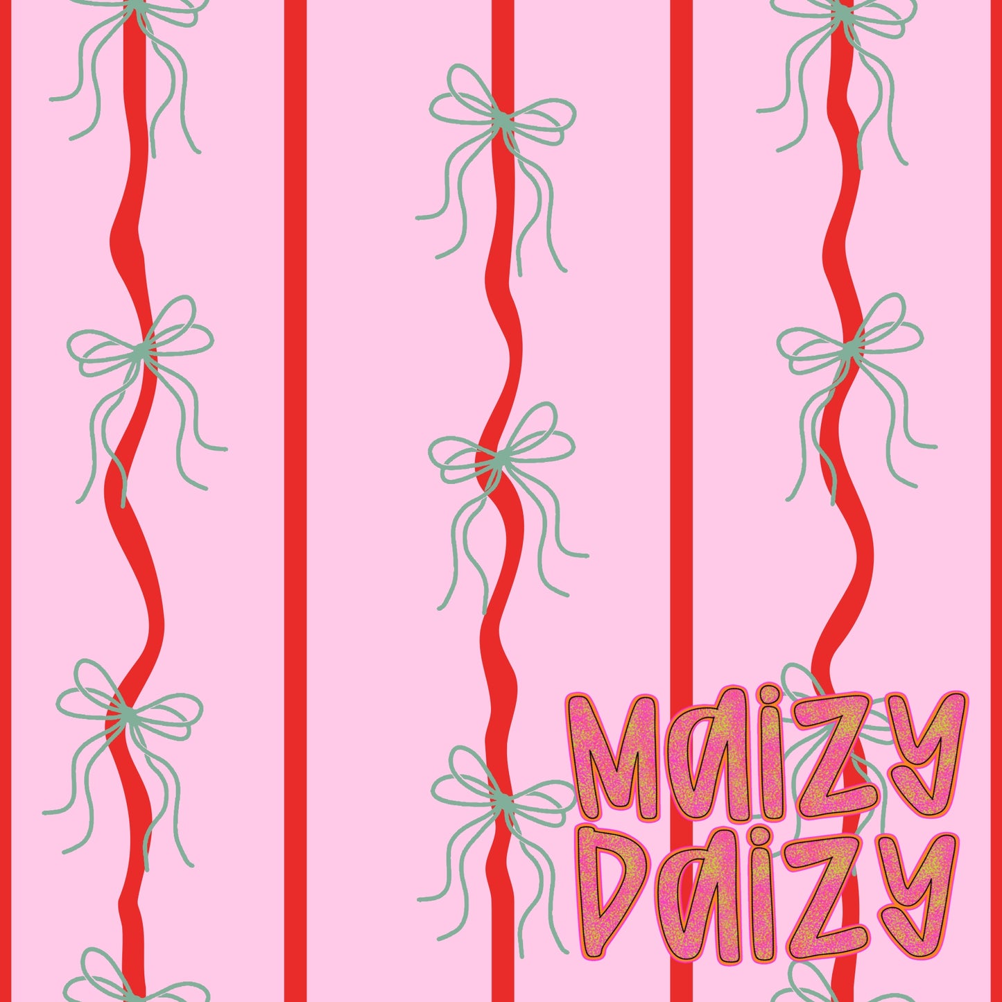 Green/red bows