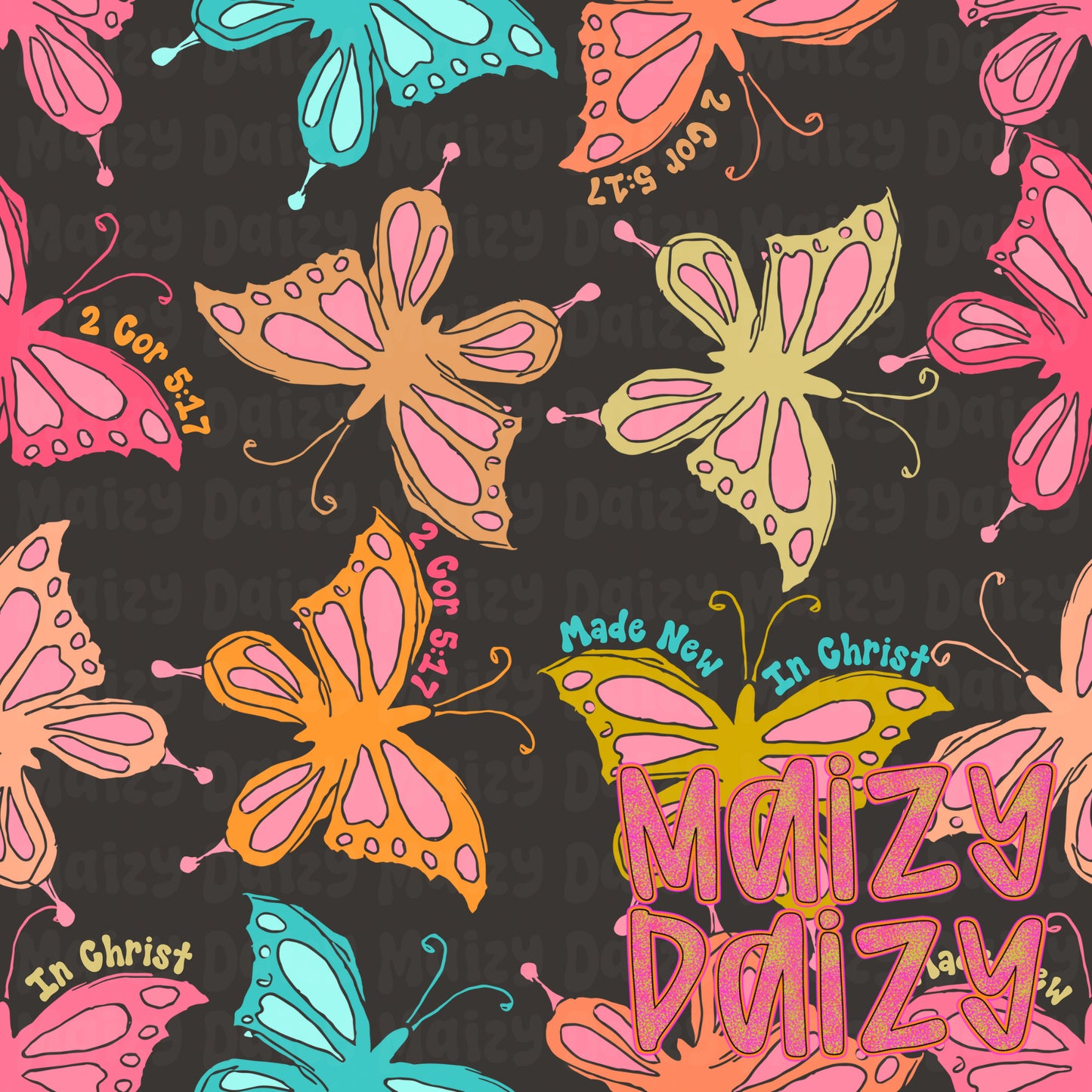 Butterflies black