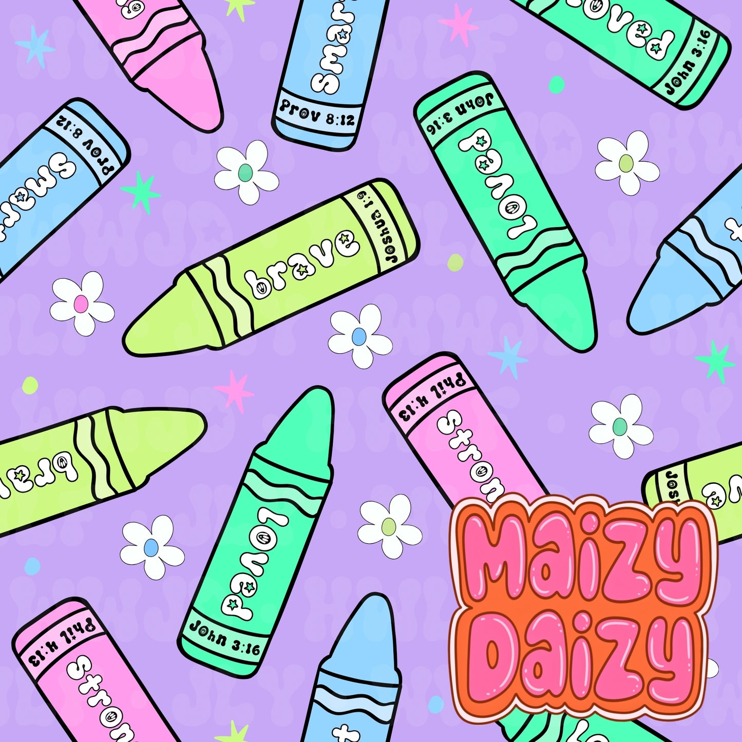 Purple crayons
