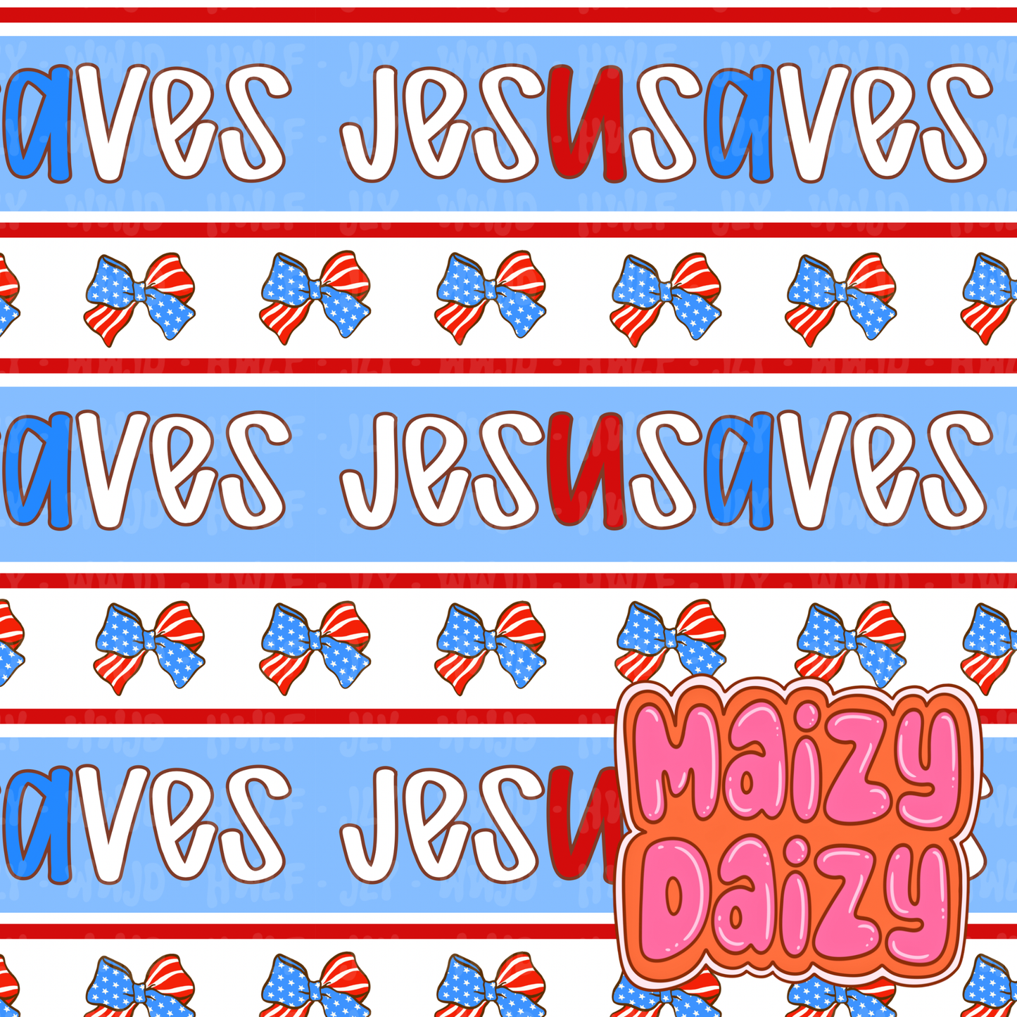 Jesus saves bows