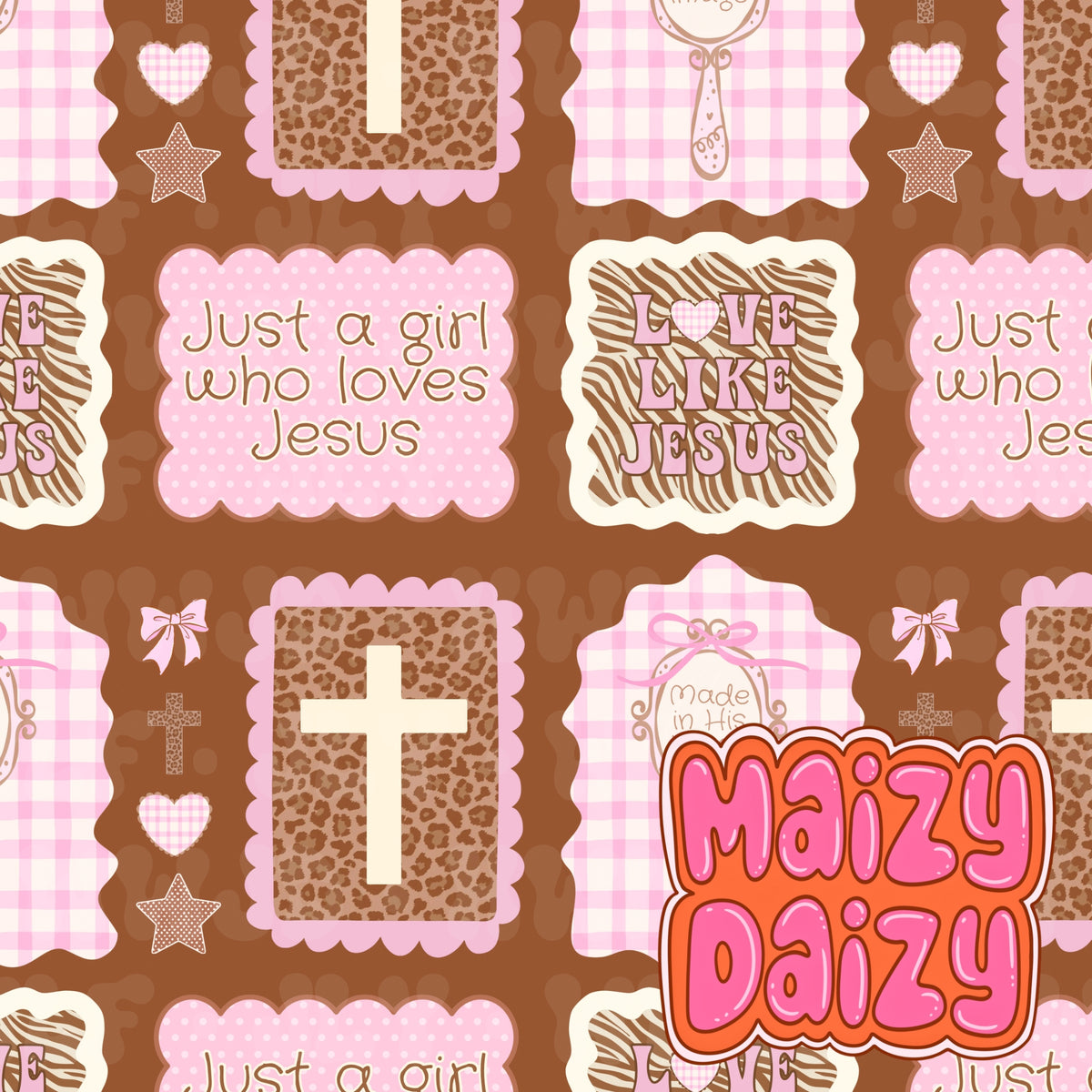 LIMITED whimsy frames brown/pink