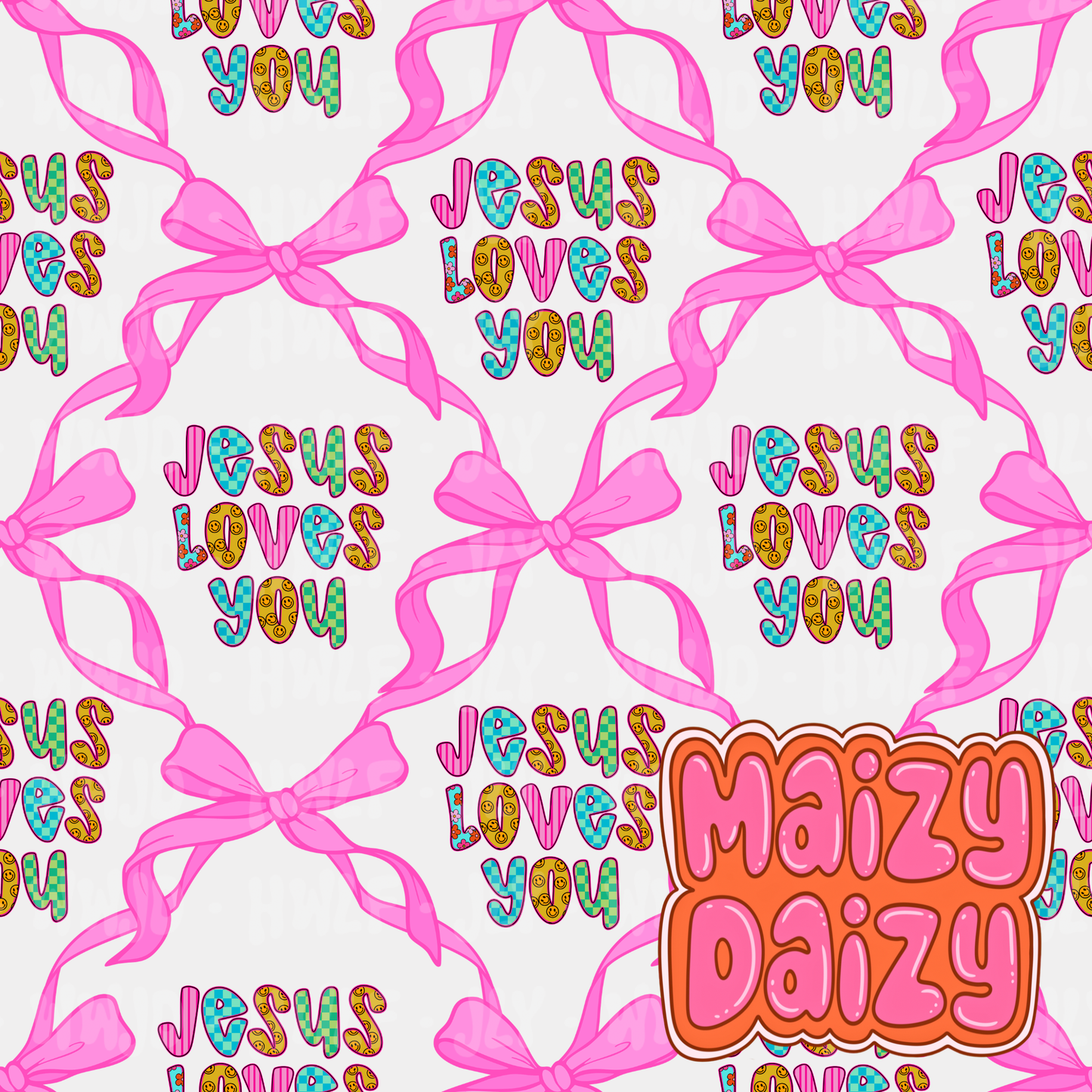 Jesus loves you bows