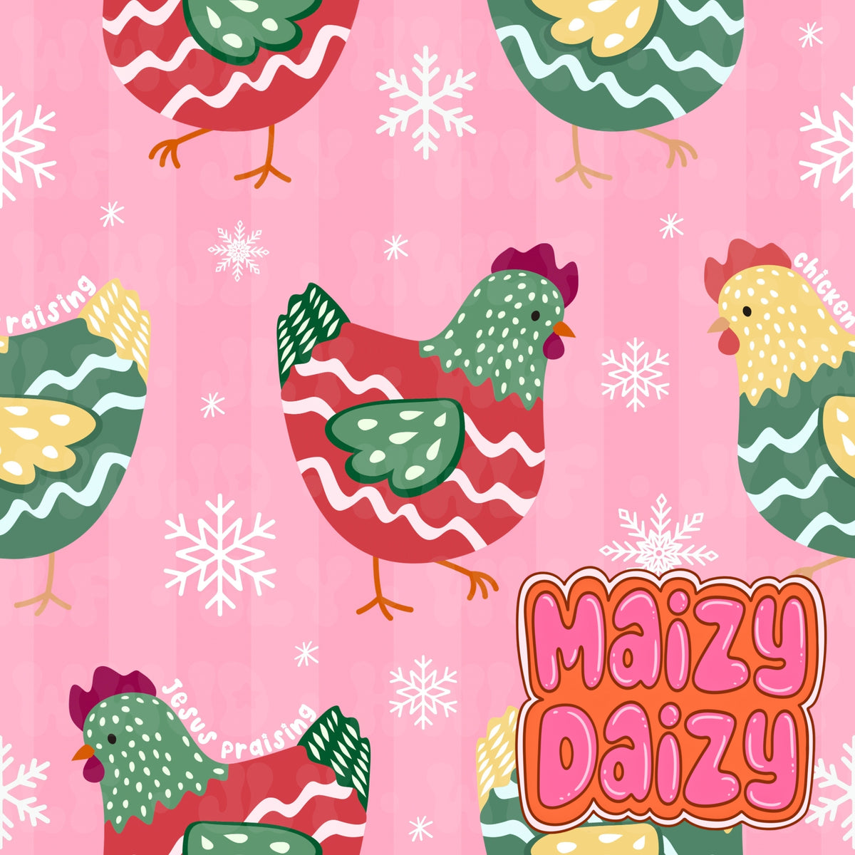 MD x CRD x HHC pink chickens