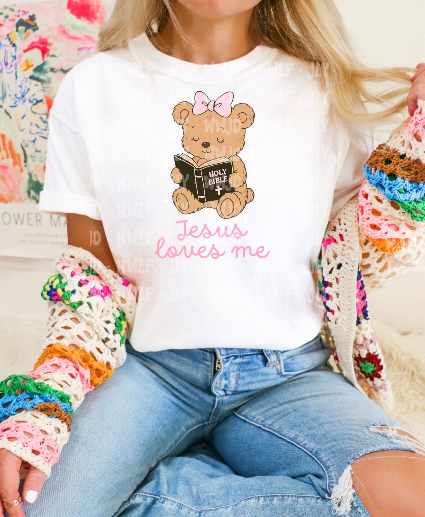 Jesus loves me bear