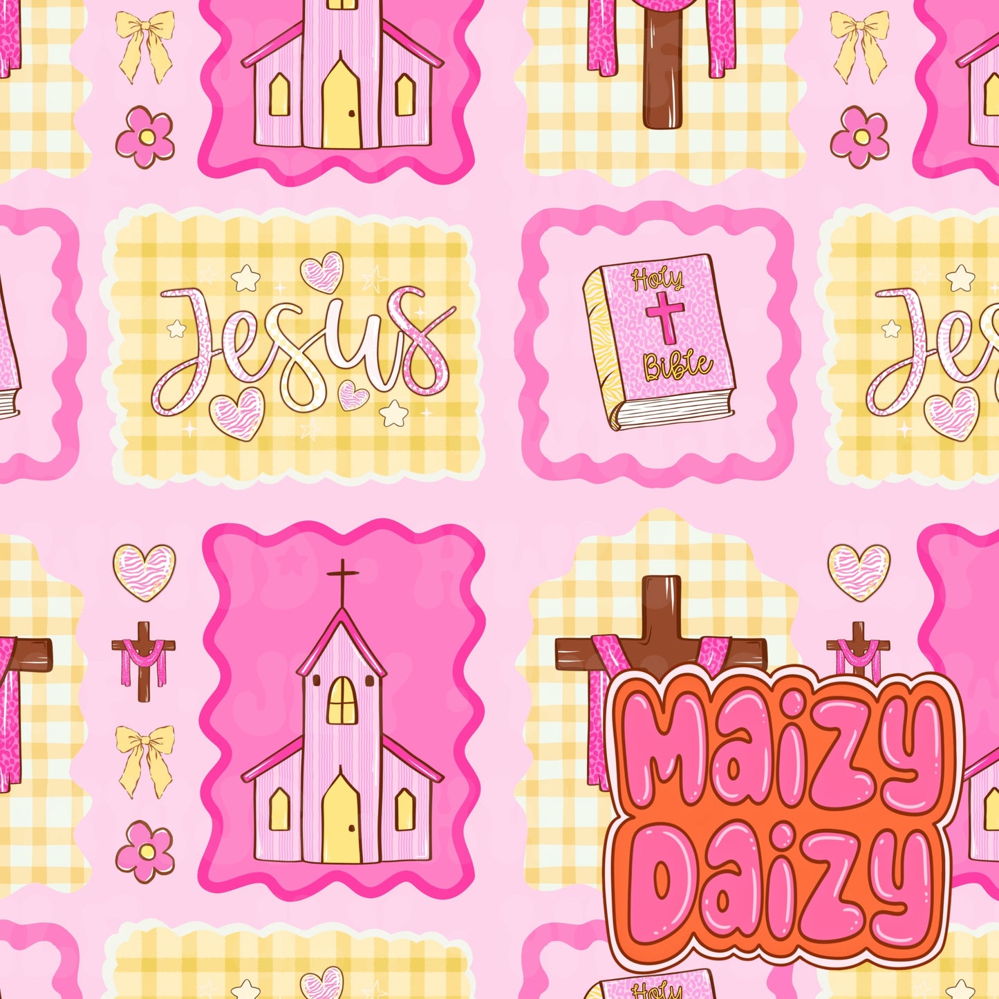 LIMITED church pink/yellow frames