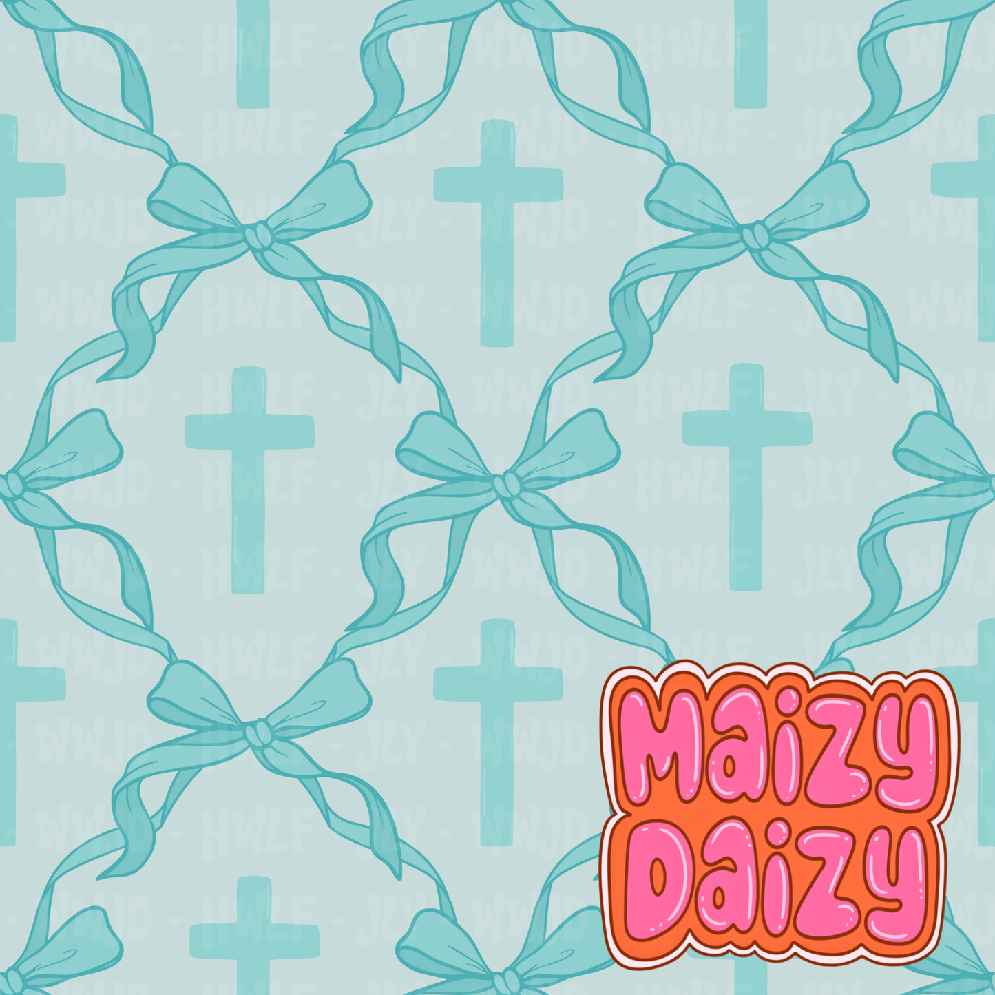 Blue cross + bows