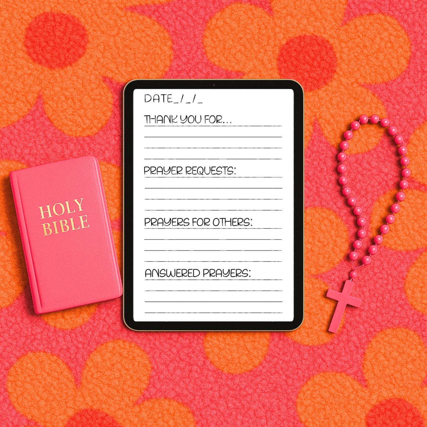 Prayer journal pages