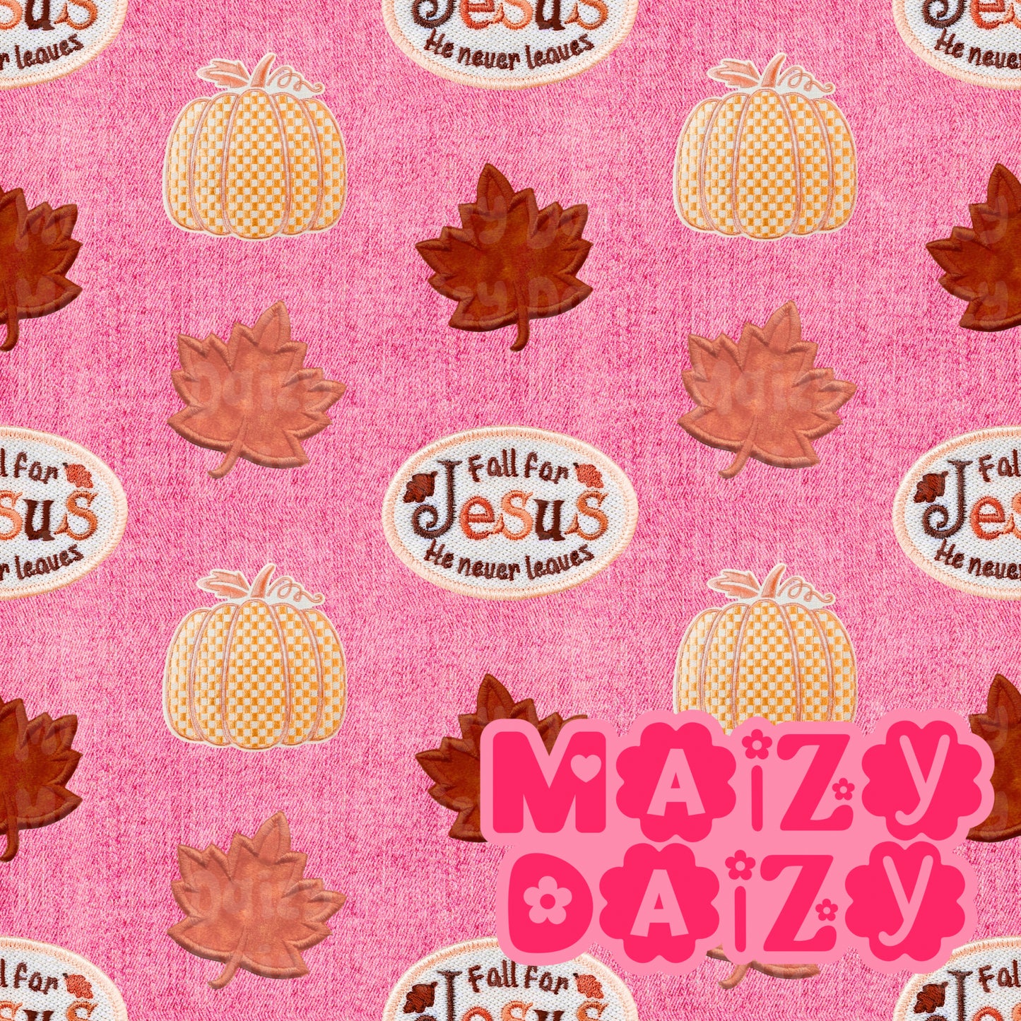 Jesus never leaves pink
