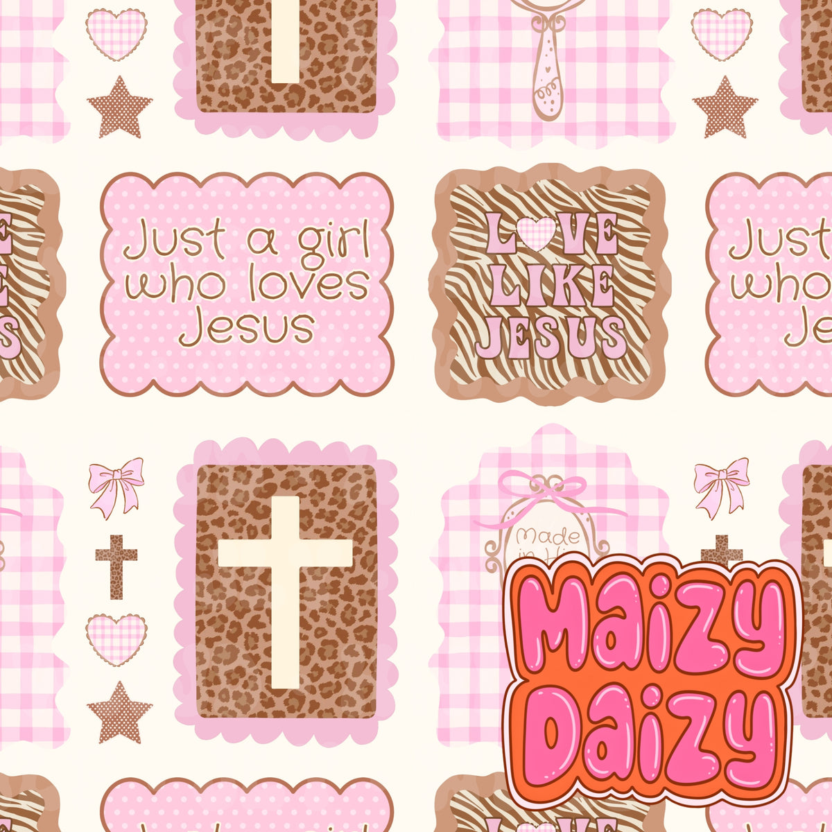 LIMITED whimsy frames white/pink/brown