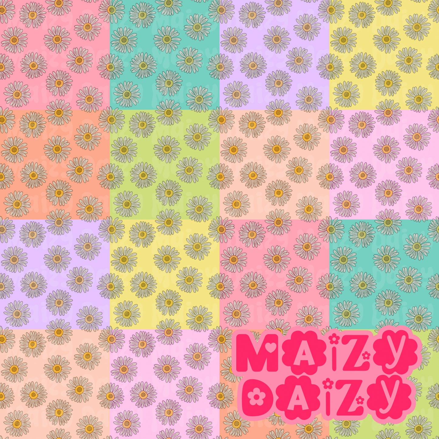 Checkered daizies