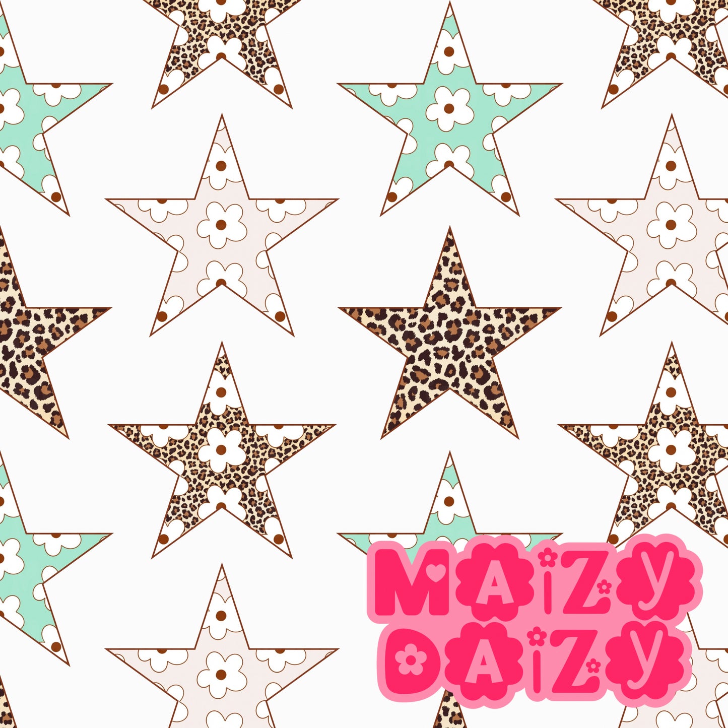 White stars