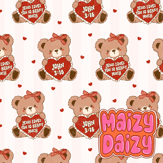 Jesus loves you so beary much