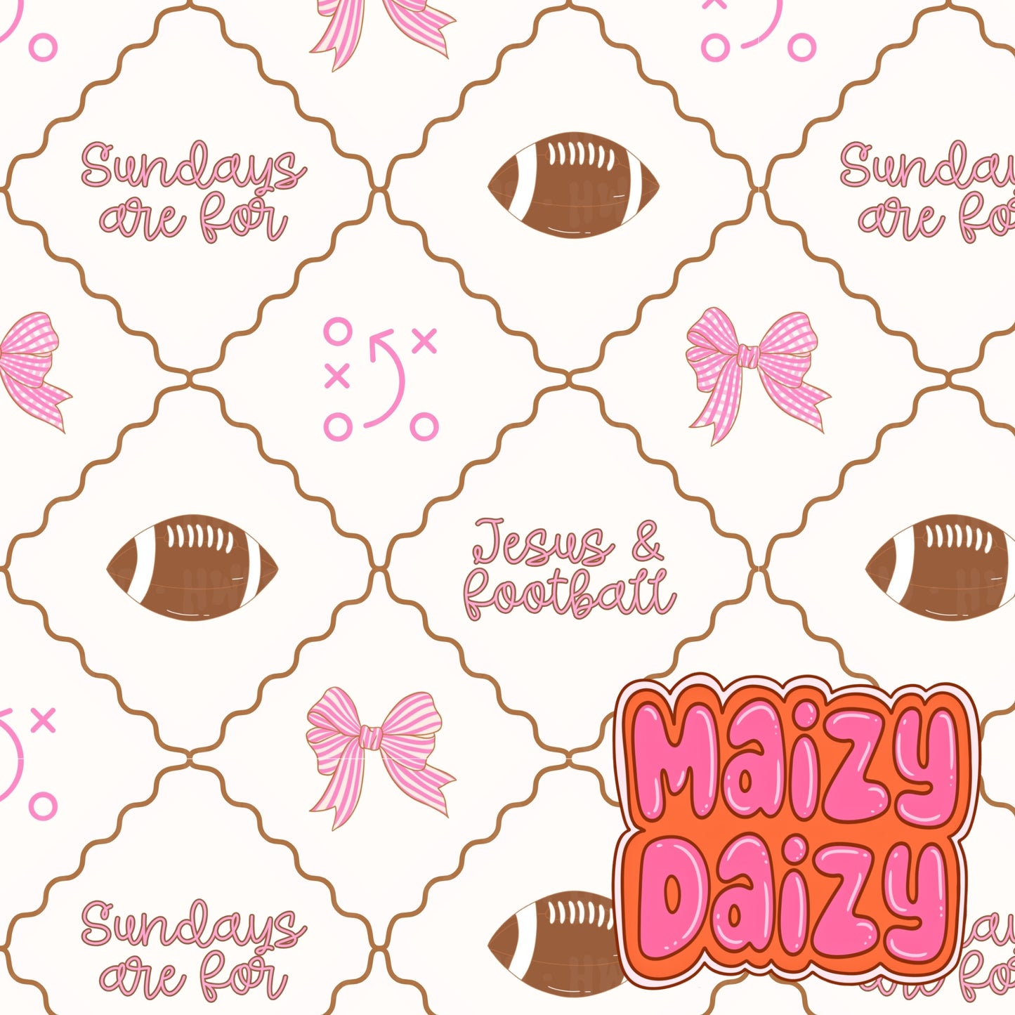 MD x CRD Jesus & football bows