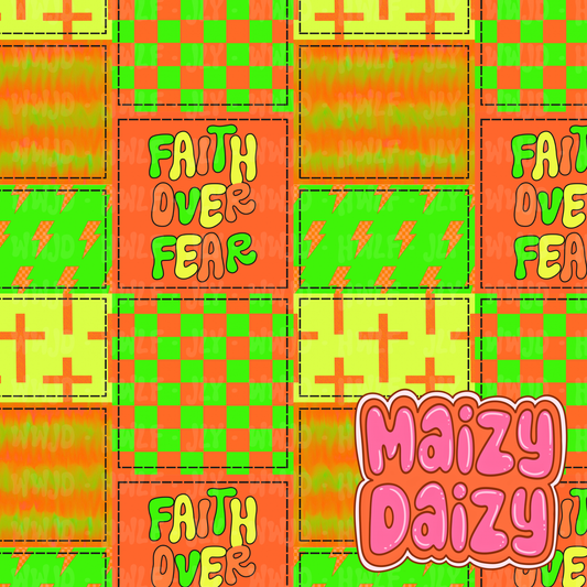 Swim safe faith over fear green