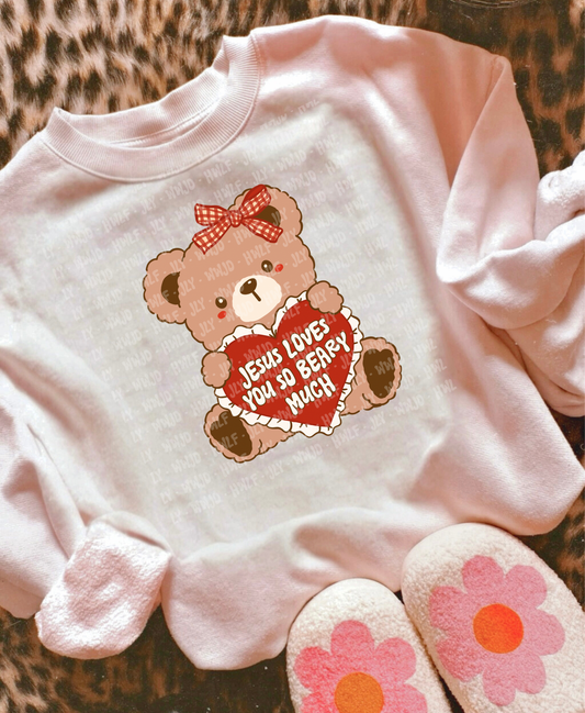 Jesus loves you so beary much