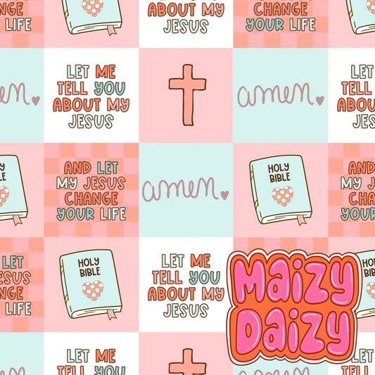 2025 RESTOCK Let me tell you about my Jesus orange