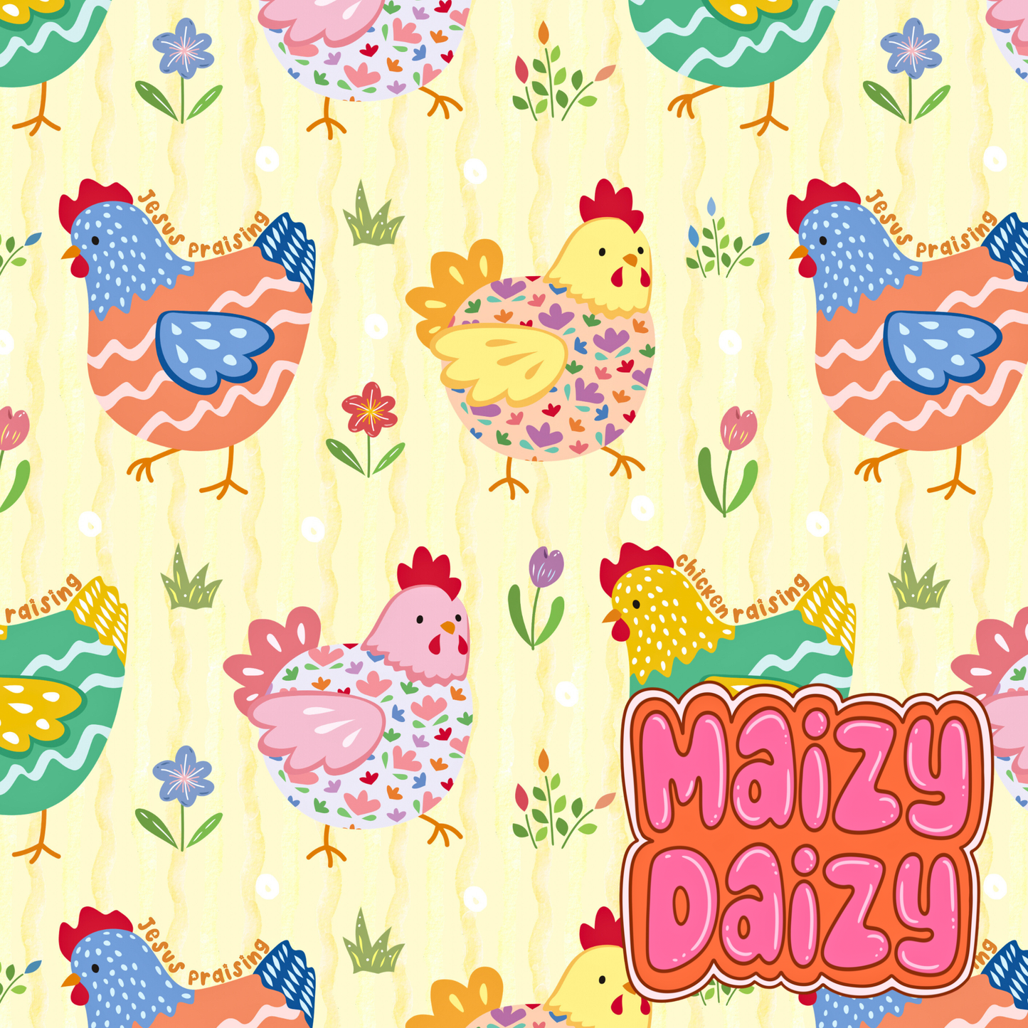 MD x CRD yellow chickens