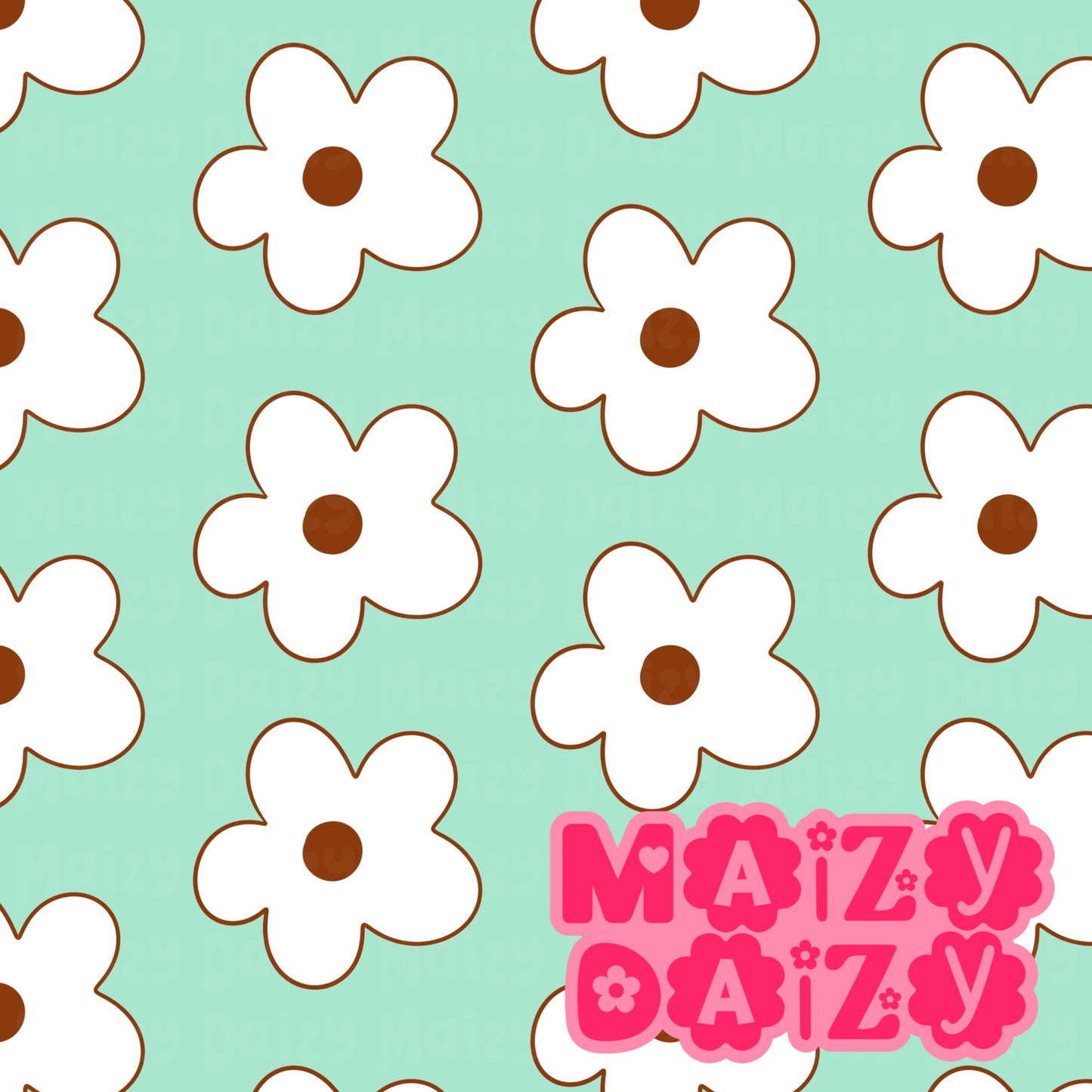 Aqua flowers