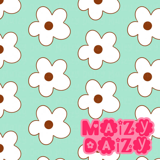 Aqua flowers