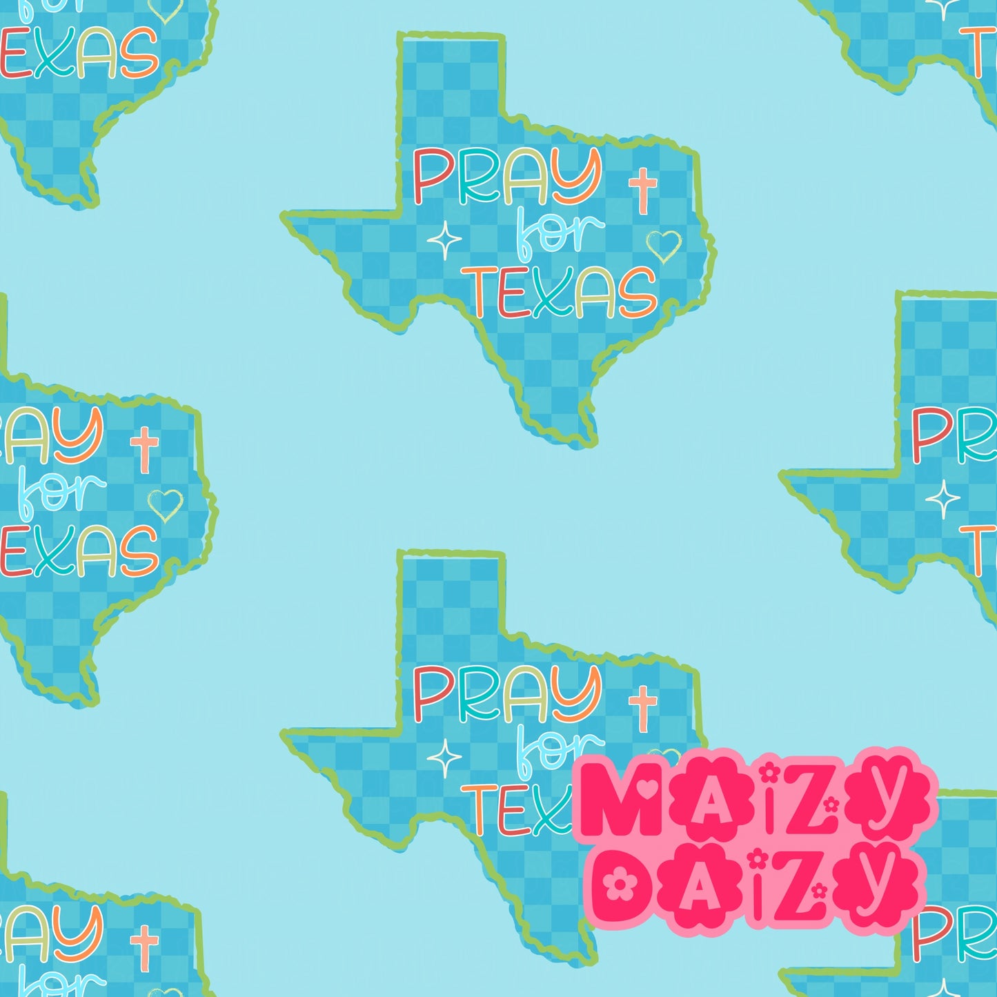 Pray for Texas seamless + PNG bundle