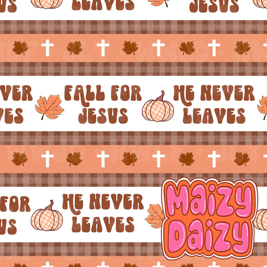 Fall for Jesus, He never leaves stripes