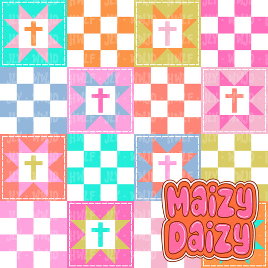 Patchwork cross