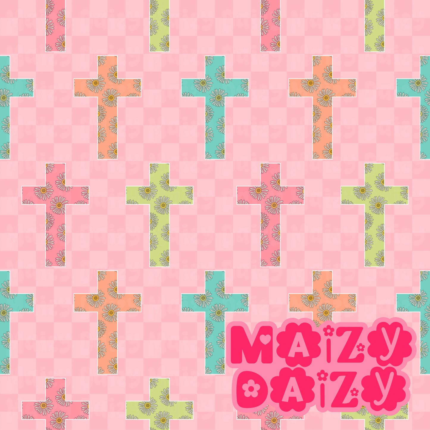 Pink cross checks