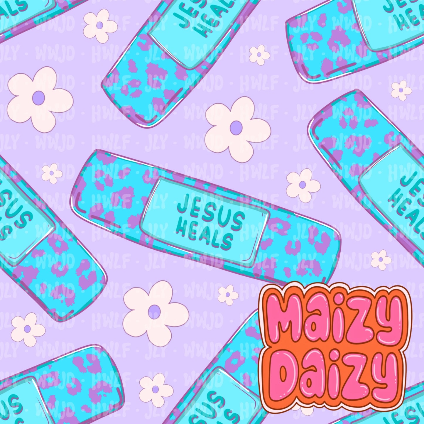 Jesus heals purple