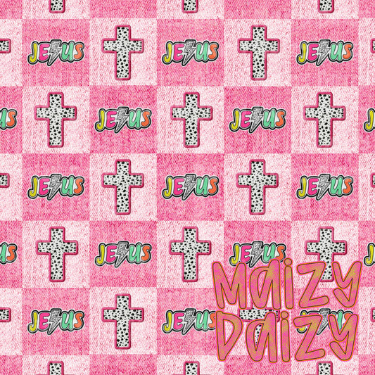 Jesus girl patch