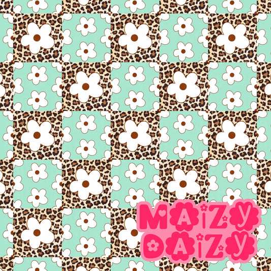 Leopard flower checks