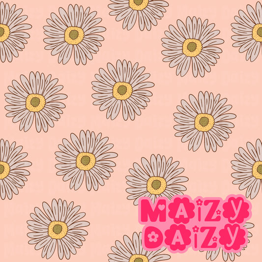 Peach daizies