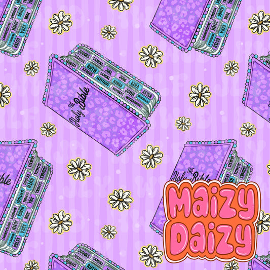 Purple leopard Bibles