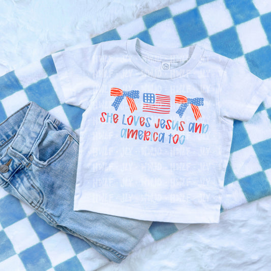 She loves Jesus and America too