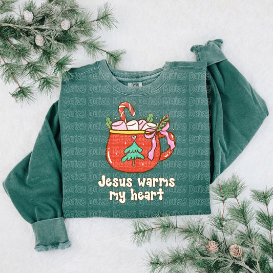 Jesus warms my heart
