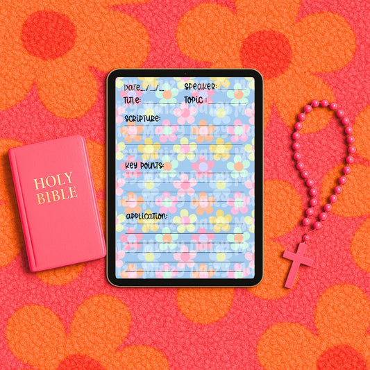 Church journal pages