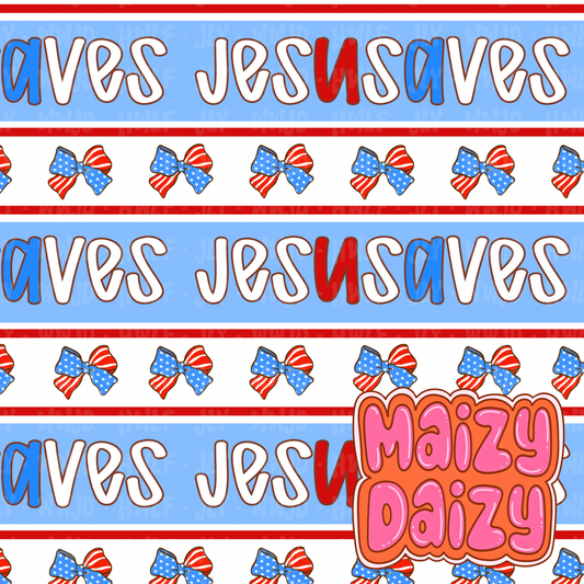 Jesus saves bows