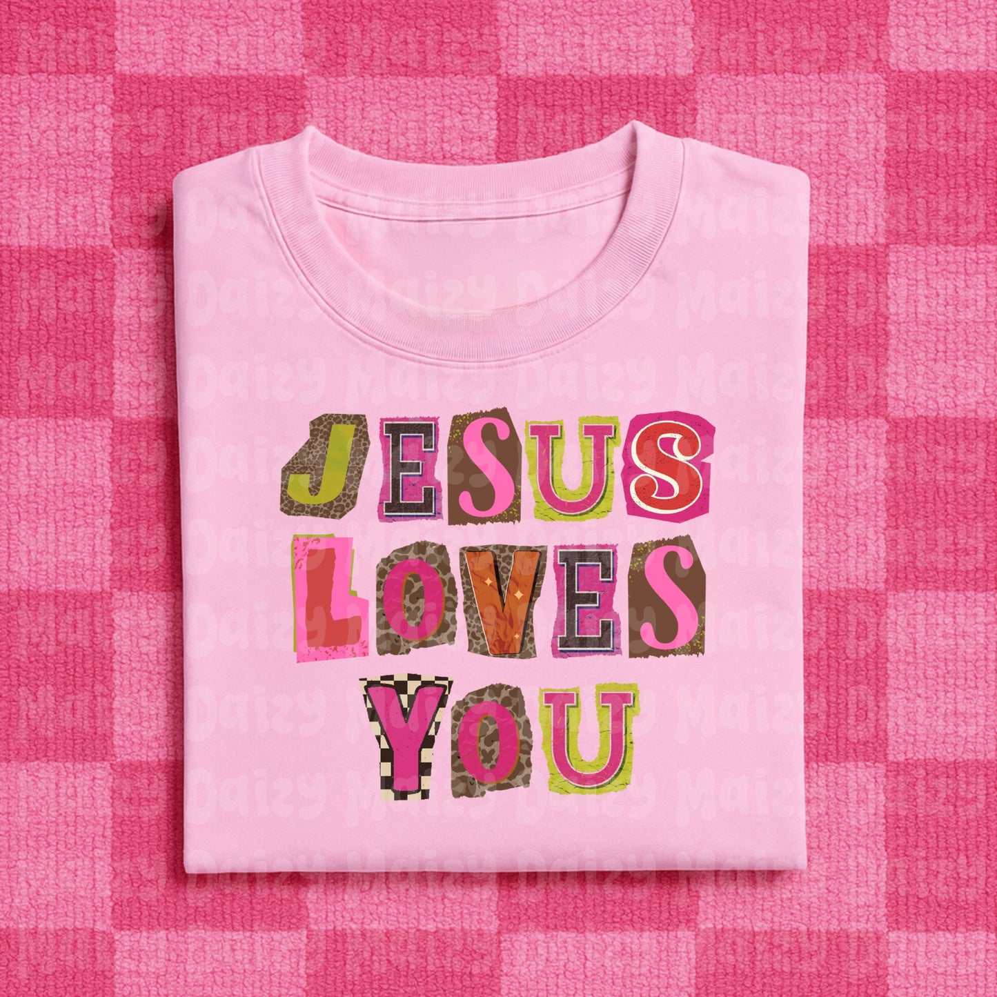 Jesus loves you leopard