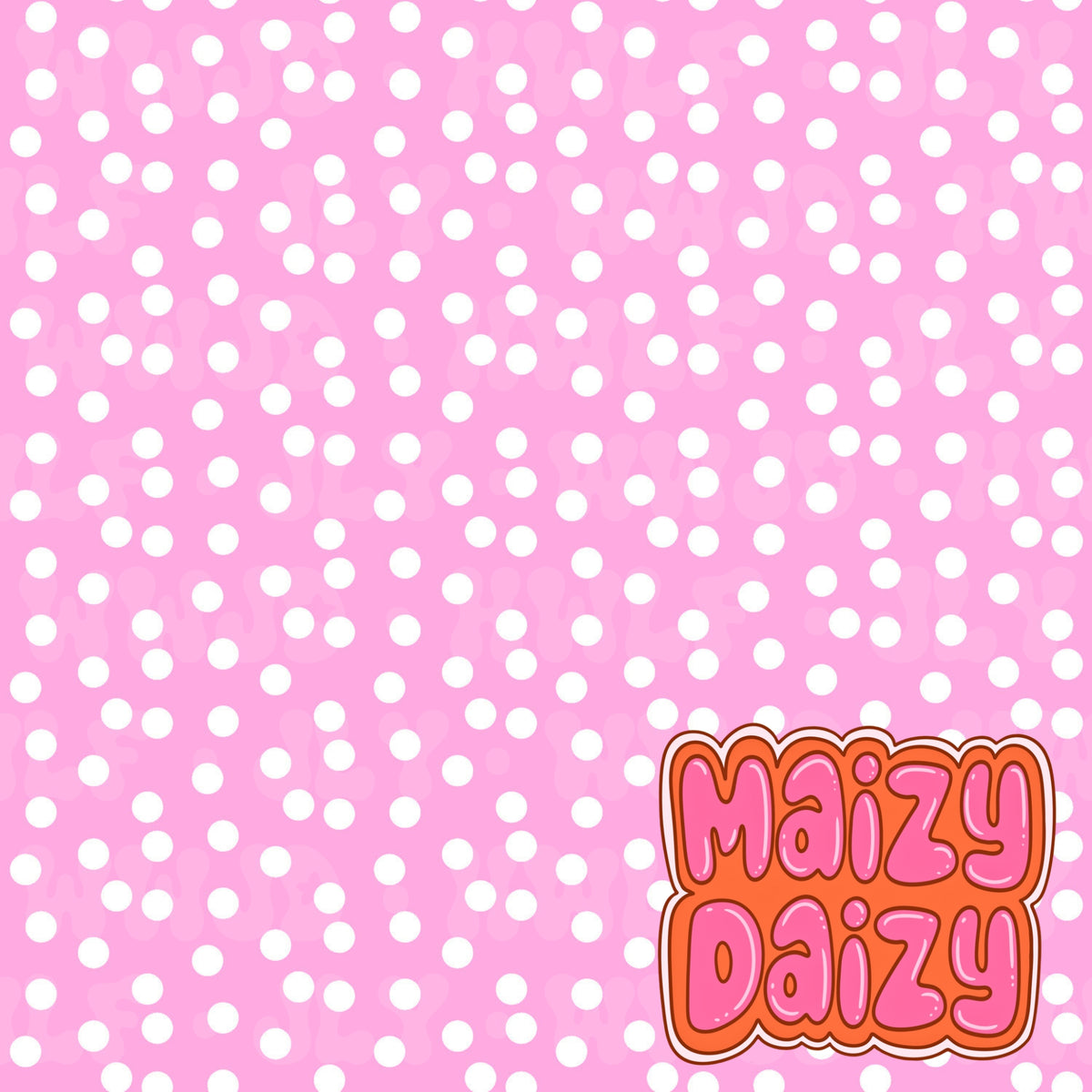 Pink polka dots