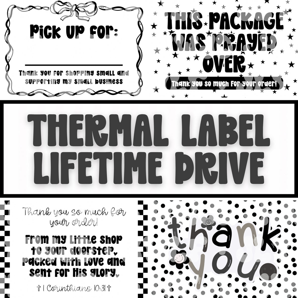 Thermal label lifetime drive