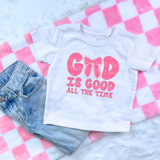 God is good all the time pink