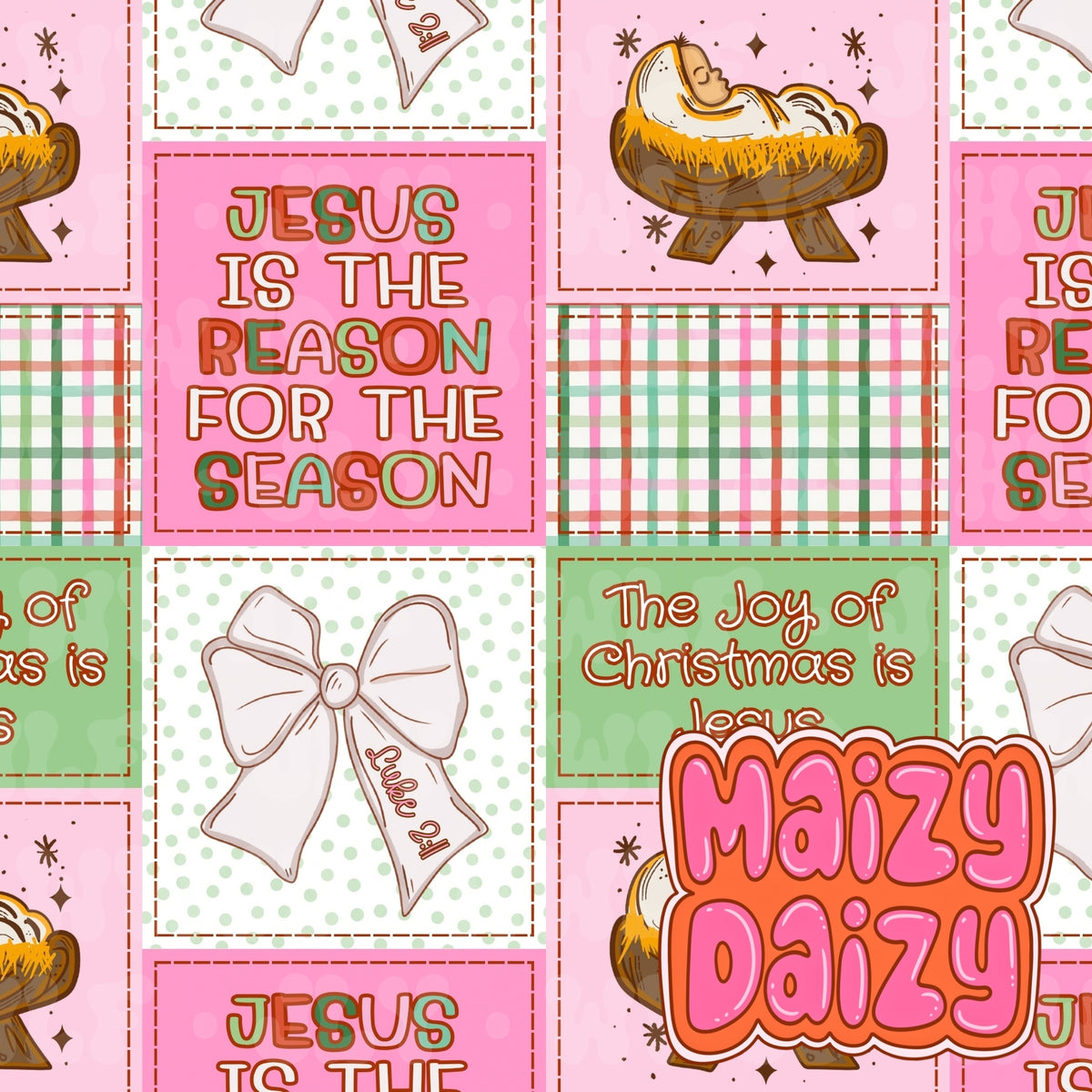 Reason for the season patchwork