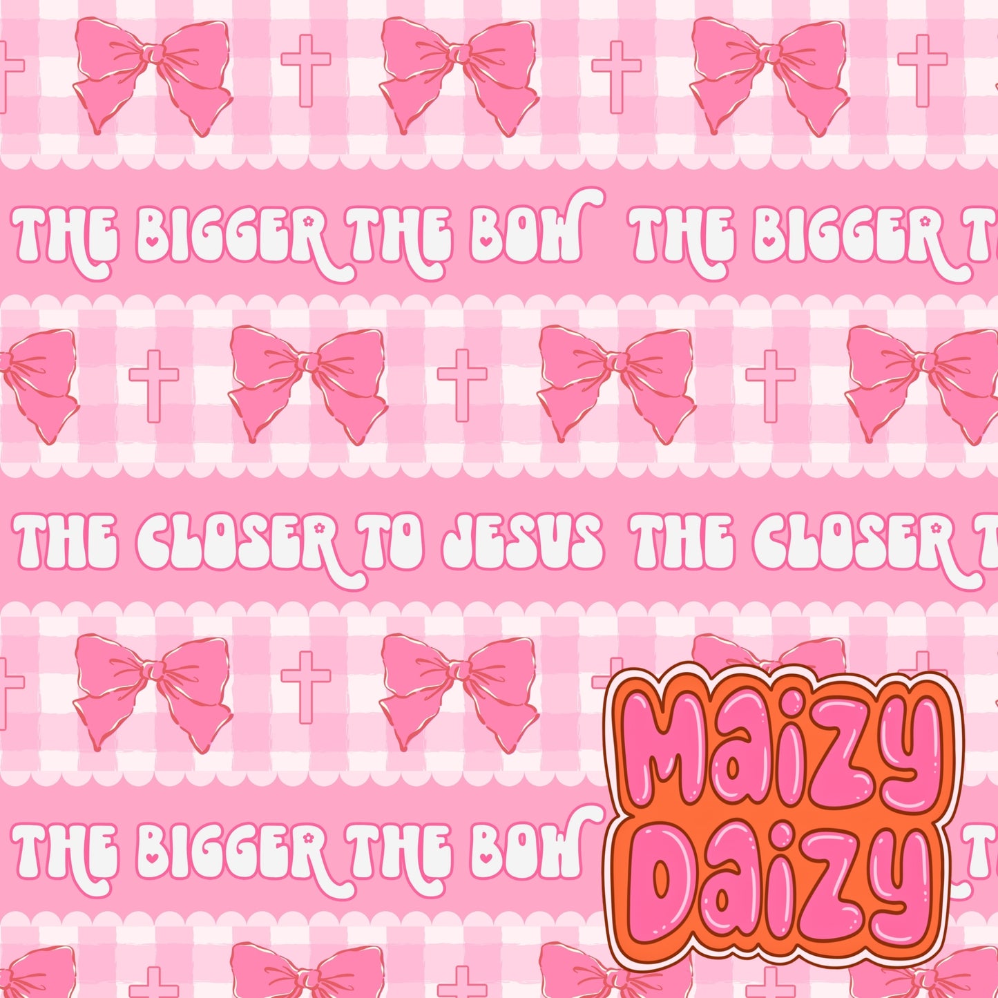 MD x CRD bows pink