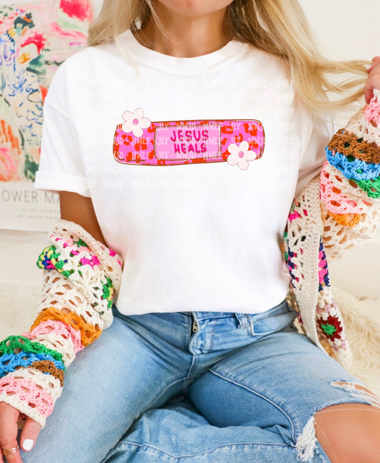 Pink Jesus heals