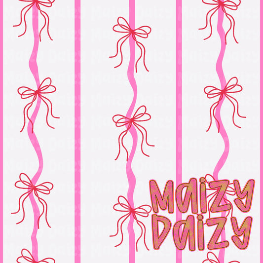 Valentine lined bows