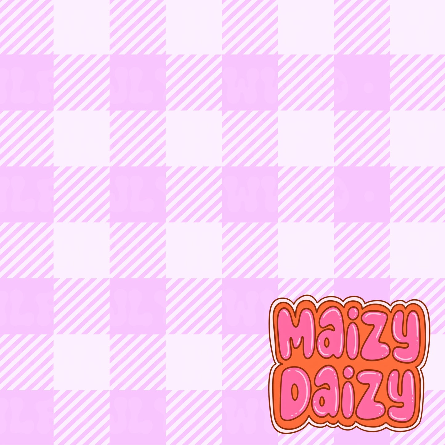 Purple gingham